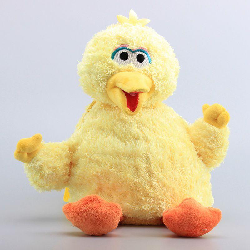 Entzückender Sesamstraßen Plüschrucksack mit Elmo, Krümelmonster und Bibo Design