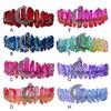 Queen Crown Headbands Natural Crystal Hairbands Women's Handmade Hair Accessories for Wedding Moon Witch Party Costumes