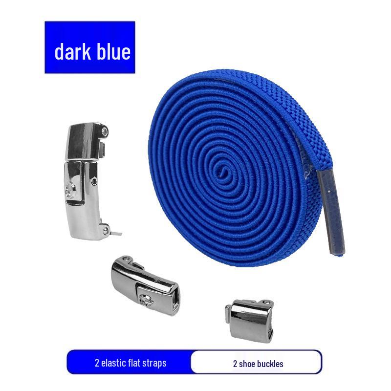 8mm Elastische Schnürsenkel-Schnalle ohne Binden für Herren und Kinder