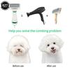 Pet Hair Dryer 2-in-1Cat Dog Puppy Dryer Grooming And Care Low Noise Adjust Temperature Pet Brush For Drying Portable Dog Blower