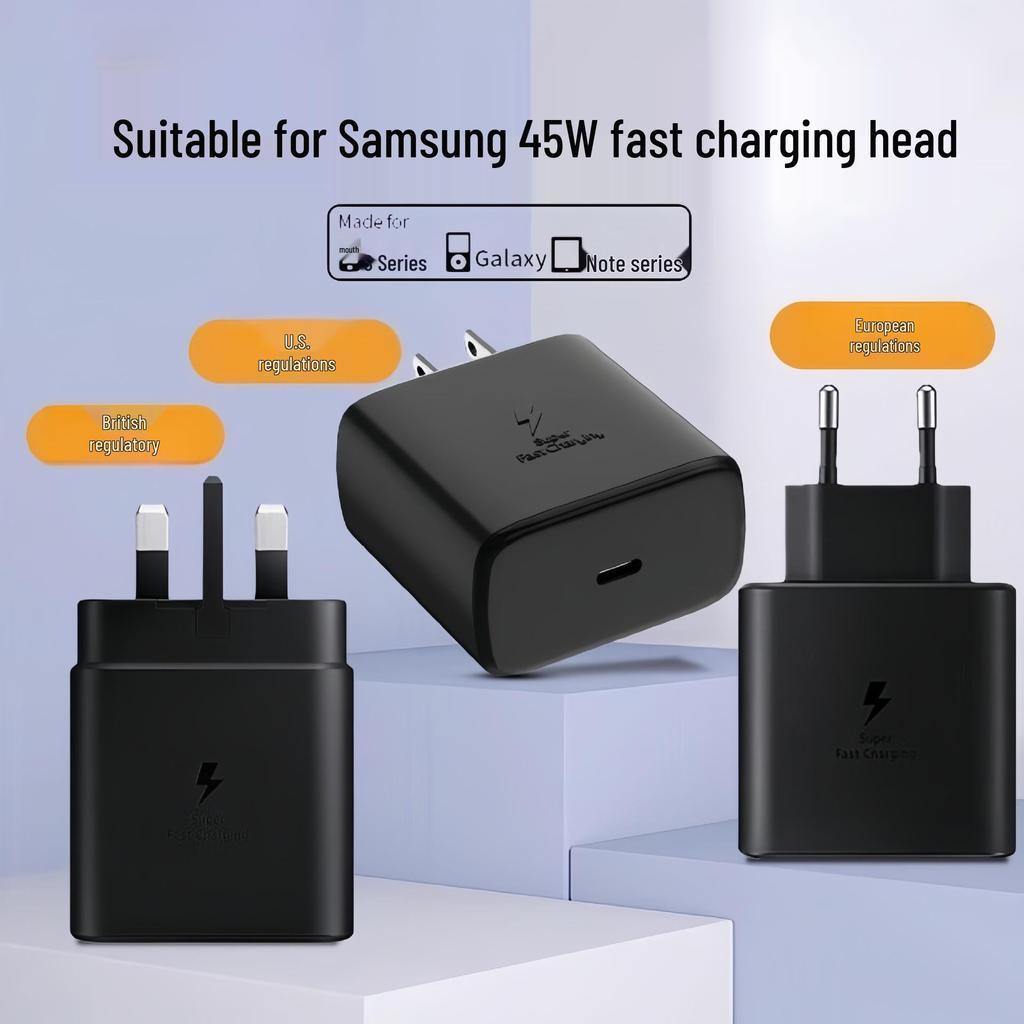 45W EU Charger for Samsung Phone, US/UK Spec, Super Fast Charging