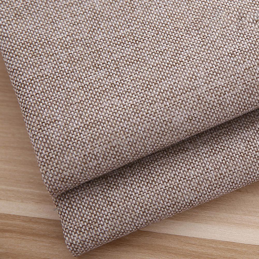 Home Textile Cloth Linen Fabric Sewing Fabric Comfortable DIY Sewing Material Embroidery Needlework Base Fabric
