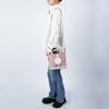 Coach Dempsey 22 Klassische Monogramm-Canvas- und Ledertasche Damen-Tragetaschen Kirschblütenrosa C7965-IMSXX