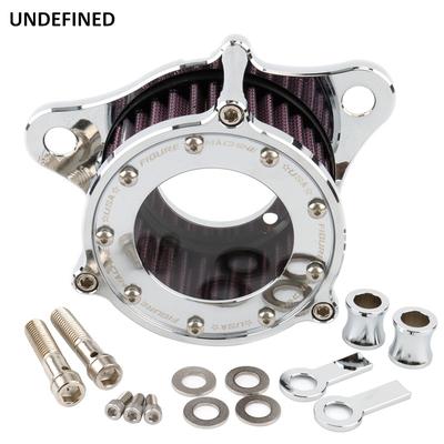 Kit de sistema de limpieza de admisión de filtro de aire de motocicleta cromado para Harley Sportster XL883 XL1200 Iron 883 48 72 Seventy Two