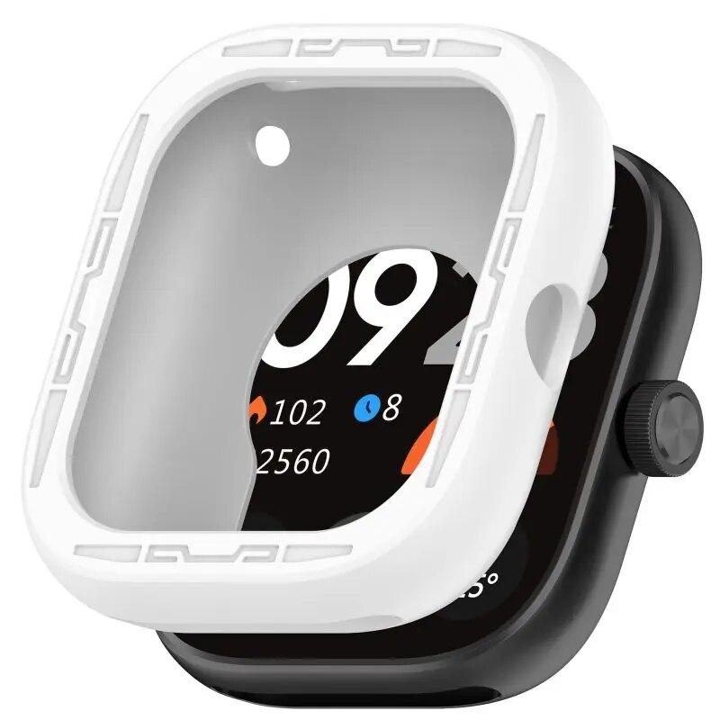 Silicone Case Cover For Redmi Watch 4 Smart Watch Case Soft TPU Protective Bumper Protector Shell For Xiaomi Redmi Watch4