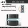 LeadwayTek Smart Glass Digital Lock, Intelligent Biometric Electronic Door Lock, Frameless Entrance Sliding Door Smart Fingerprint Keyless Retrofit, K