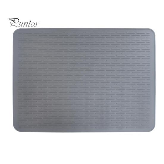 

Силіконові кришки для плити для електричної плити Термостійкий тримач для каструль Кухонний килимок для сушіння Водонепроникний протектор для стільниці Подушка для сушіння посуду Кухня світло-сірого кольору