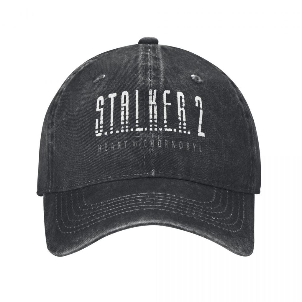 Vintage Vintage Stalker Znak Radiace Hra Baseballová Čepice Unisex Dámská Opotřebovaná Praná Pokrývka Hlavy Venkovní Aktivity Klobouky Čepice