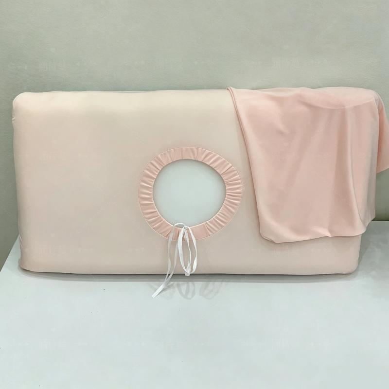 Ice Silk Cooling Pillow Cover Soft Fade-Resistant Elastic Edge Pillowcase Machine Washable for Dorm Bedding