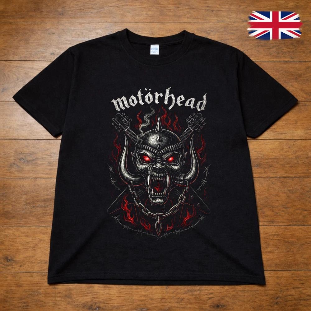 Motrhead Graphic TShirt Skull Heavy Metal Black Tee Adults Kids 2XL