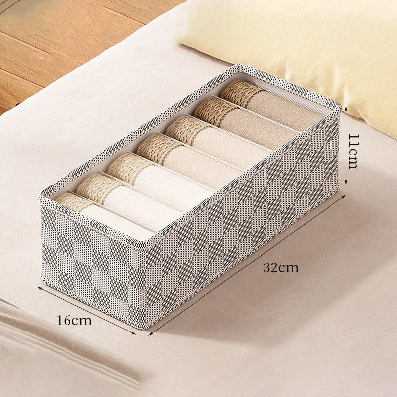 Foldable Underwear Organizer Cabinets Drawer Underwear Storage Box Bra Socks Compartment Box Closet Clothes Storage Organizers
