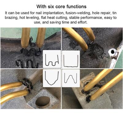 Portable Handheld Plastics Welding Machine Car Panel Crack Repairs Kit Thermal Cutting Hot Stapler