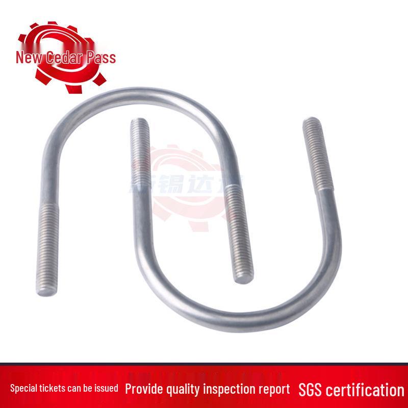 Hot-Dip Galvanized U-Bolt Pipe Clamp Clip with National Standard Thread