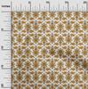 oneOone Cotton Flex Fabric Floral & Paisley Block Print Sewing Fabric BTY 40 Inch