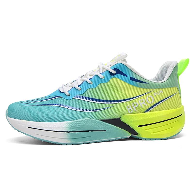 Couple Running Shoes New Breathable Lightweight Mesh Sports Shoes Comfortable Non Slip Professional Sneakers For Men Women