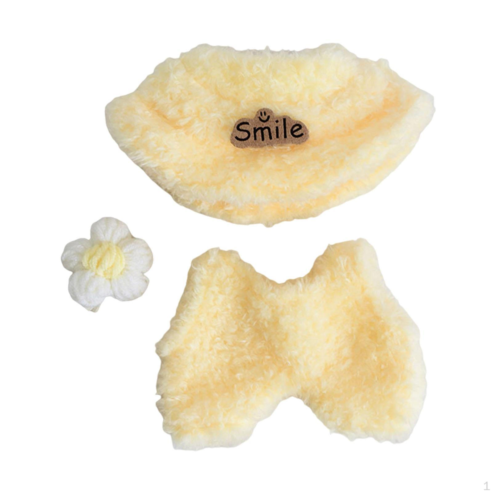 

Adorable Doll Outfit Set with Matching Accessories for 69-inch Dolls жовтий