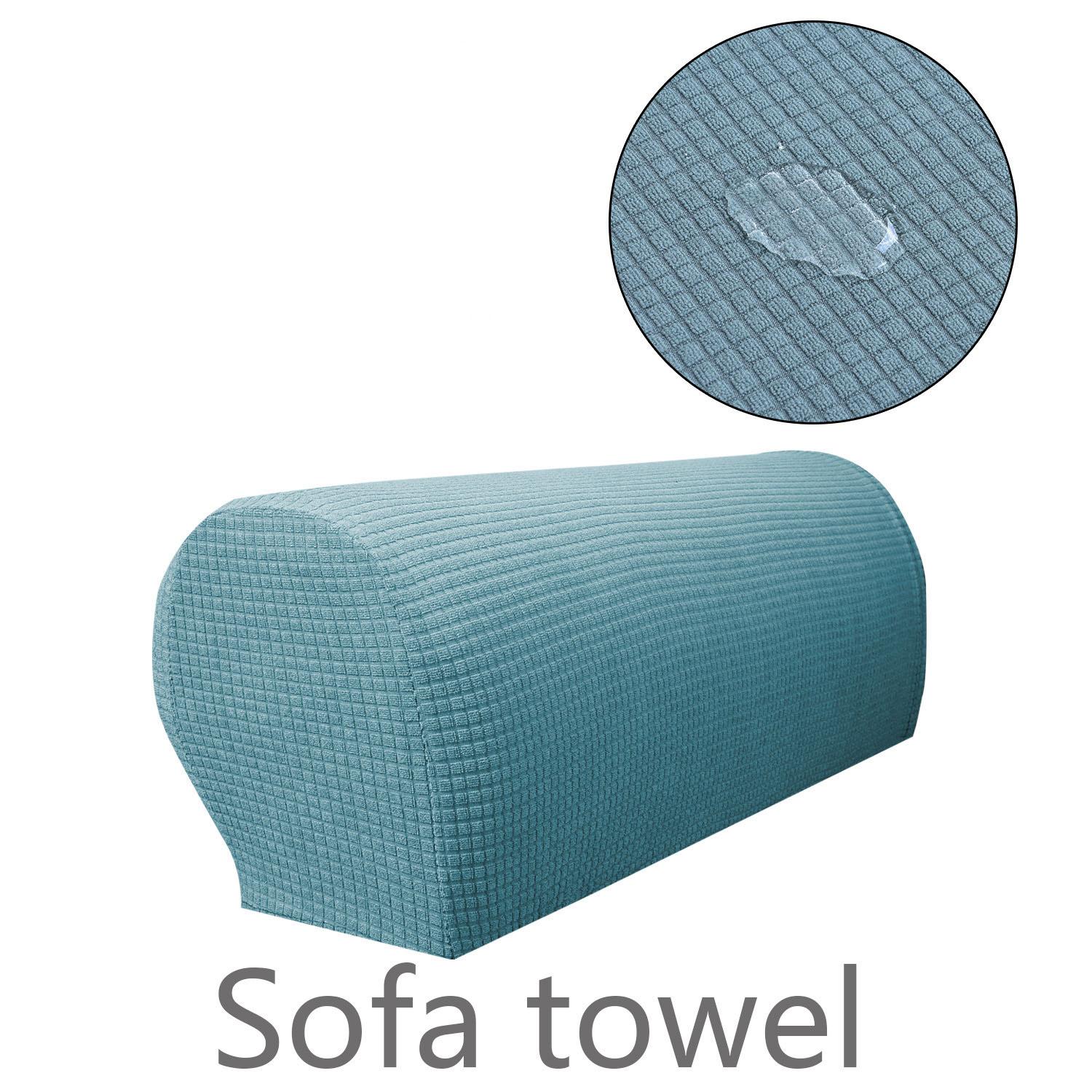 

1 пара чехлов для диванов для гостиной, съемные эластичные чехлы для дивана, стула, чехлы для кресел, подлокотник, однотонный чехол для дивана None светло-зеленый