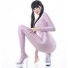 Full Body Cosplay Smooth Shiny Dance Tights Size [LOST-G] Tights, Sheer, See-Through, Sexy, Costume, Pantyhose, (LAVENDER, M)