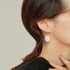 Hengsheng 925 Silver Drop Earrings Baroque Shape 100% Freshwater Pearl Earrings for Women New Arrivals