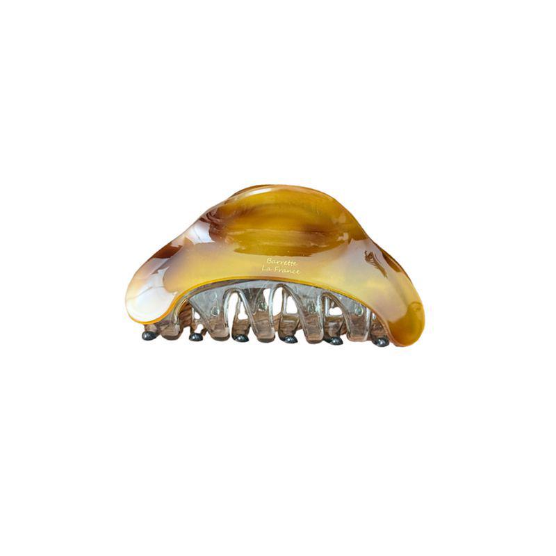 Medium Imitation Acetate Claw Clip for Back-of-Head Bun - Simple Shark Hair Accessory