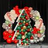1Pc 91.5cm Christmas Tree-Shaped Marquee Mold Whitout Balloon, Perfect for Christmas Decor, Xmas Photos & Balloon Accents