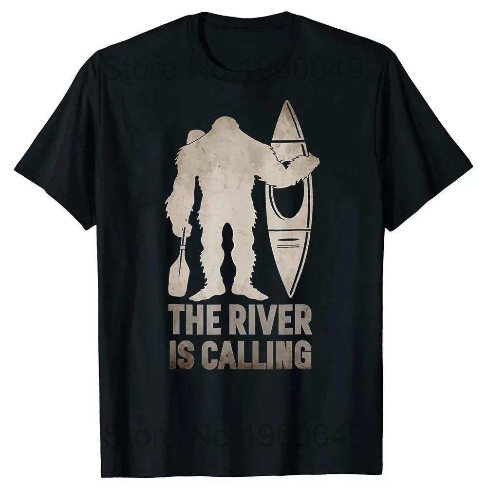 Kayaking Lover Retro Vintage Color T Shirt  Men New Tops Tees Cotton Male My Heartbeat Is A Kayak T Shirt Simple Style