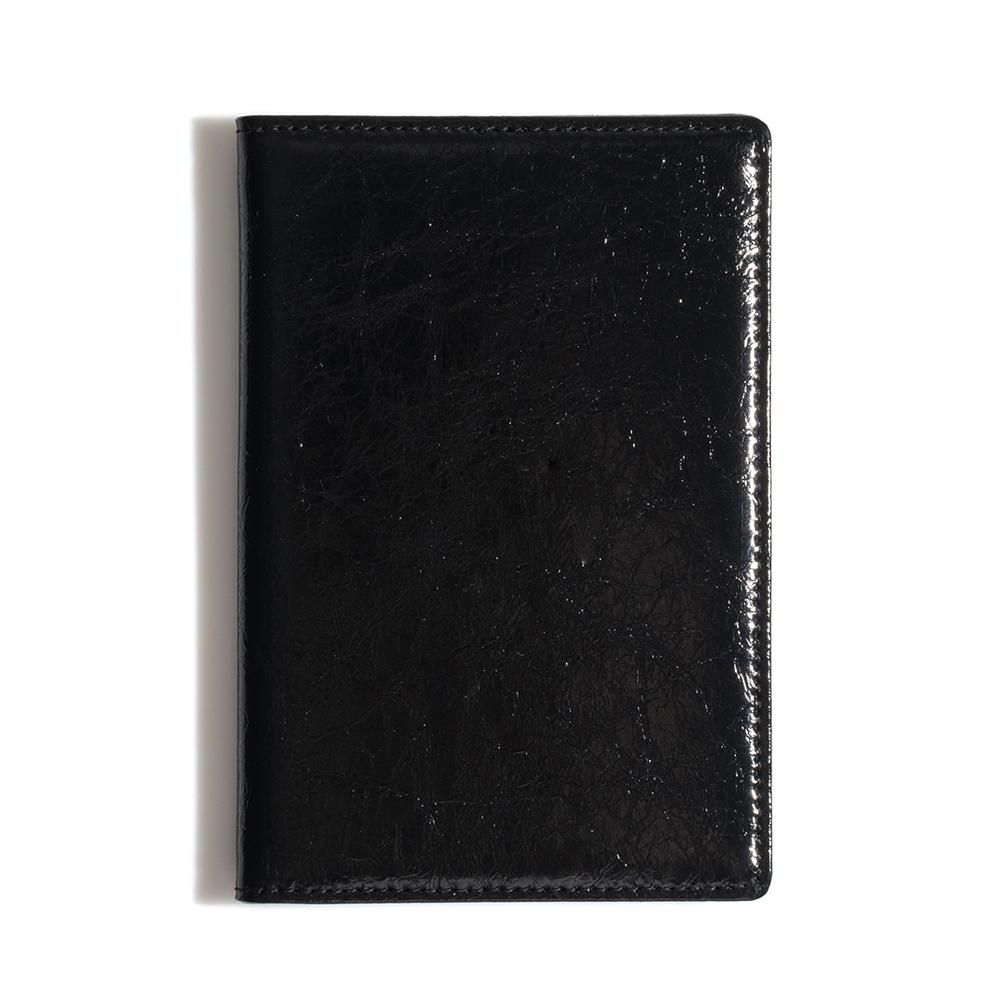Fennec Crinkle Passport Case - Black