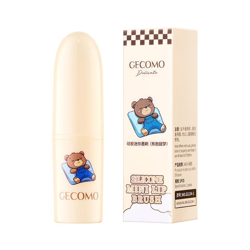 Silikon Lippenpinsel Kleiner Runder Kopf Verwischpinsel Staubdicht Abgedeckter Lippenpinsel Multifunktionale Lippenstift Concealer Make-up Werkzeuge