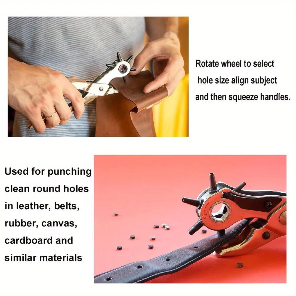 Round Hole Belt Hole Punch Plier Hole Card Punching Pliers Belt Puncher  Watchband Strap