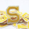 72Pcs A-Z 0-9 Alphabet Embroidered Patches Colorful Sewing Appliques  Clothing Decoration