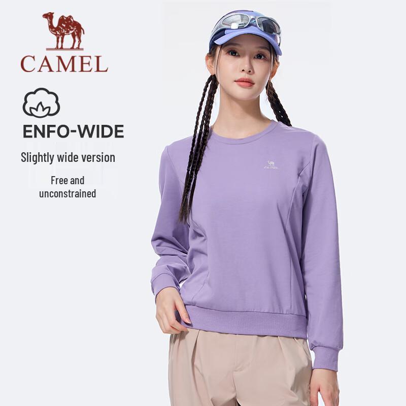 Camel Unisex Long Sleeve Round Neck Sweatshirt