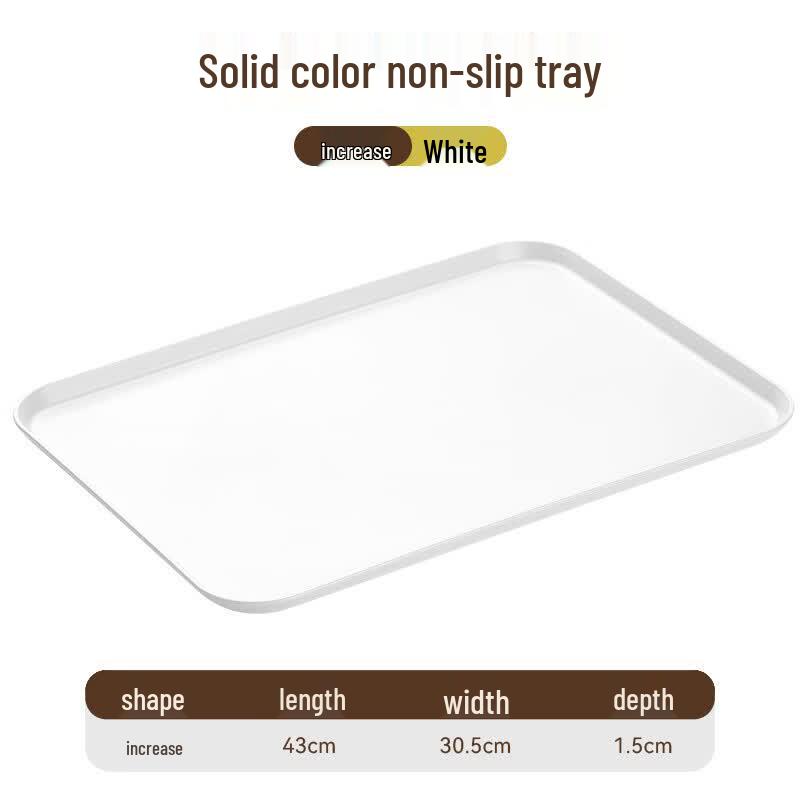 Nordic Plastic Rectangular Serving Tray