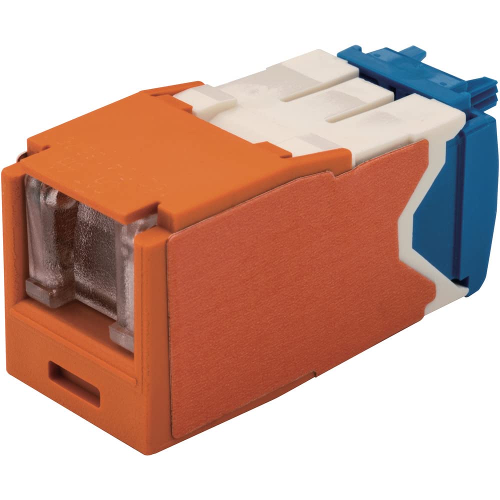 

Panduit Cat6A Shuttered Modular Jack, Orange, CJH6X88TGOR