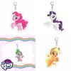 Niedlicher Acryl-Schlüsselanhänger mit doppelseitigem Druck Little Pony Clip Dekoration