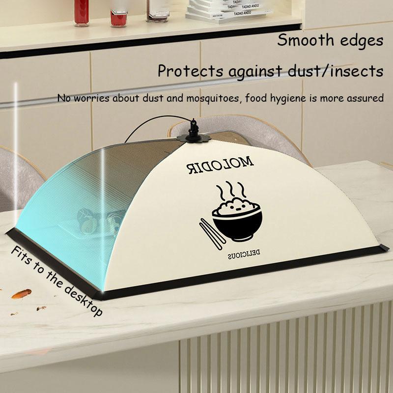 Dining Table Food Cover, Folding Dust-Proof Food Cover, Household Dust Shield For Leftovers And Fly Prevention