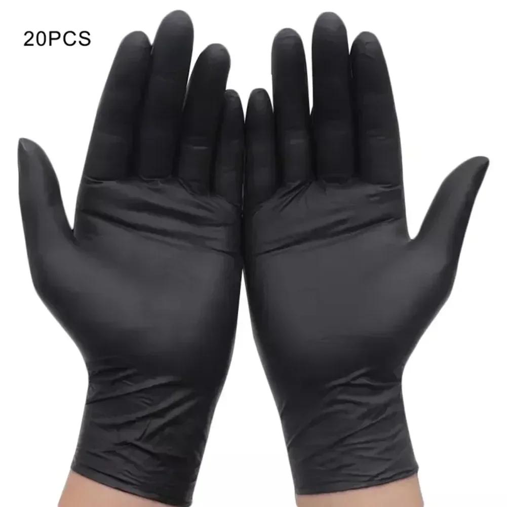 Comfortable Disposable Gloves Glovessss Convenient Firm Flexible High Elastic Powder-free Protective Sensitive Operation 20PCS