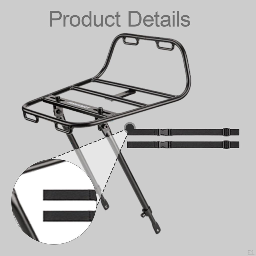 Bicycle Front Rack Cargo Pannier Bike Carrier Bag Luggage Shelf for Cycling