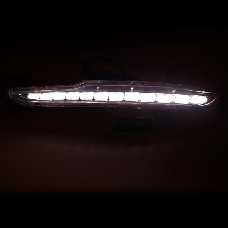 Car Front Bumper LED DRL Daytime Driving Running Light Fog Light Lamp Frame Cover Shell For KIA Optima K5 2010 2011 2012