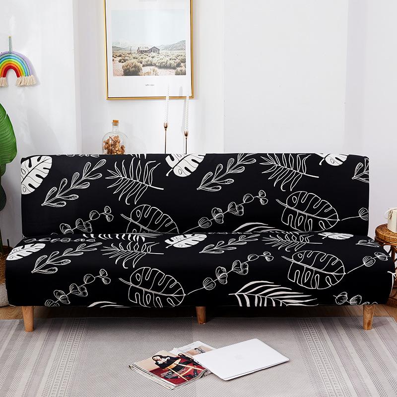 Universal Printed Sofa Cover for Armless Folding Sofas