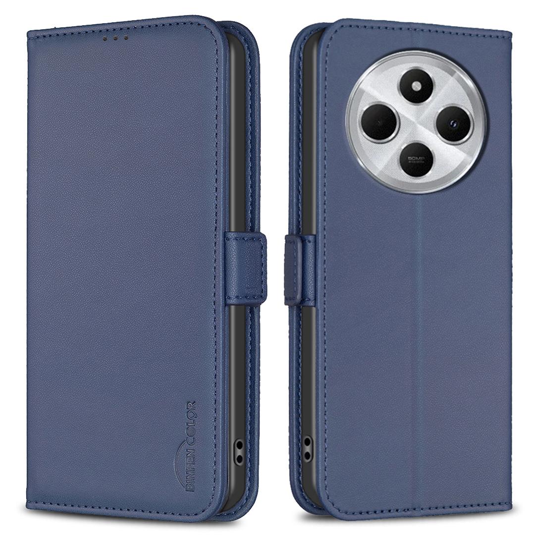 

BINFEN COLOR BF31 Для Xiaomi Poco C75 4G/Redmi 14R 5G/14C 4G Чохол PU Шкіра Відкидний Книжка Чохол-гаманець для телефону Blue