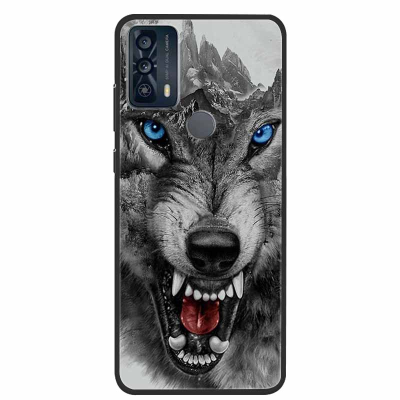 For TCL 20Y 20E Case Luxury Soft Silicone TPU Back Cover For TCL 20Y 20B Phone Cases TCL20Y 20 Y TCL20E Cute 6125F Funda Cartoon