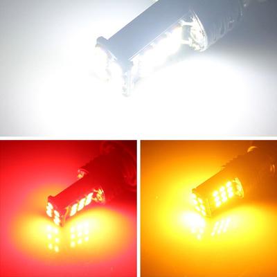 2PCS Signal Lamp Amber T20 7440 LED Brake Light Reverse Light Bulb Fit for Universal Car W21W WY21W Turn Light 12V Super Bright