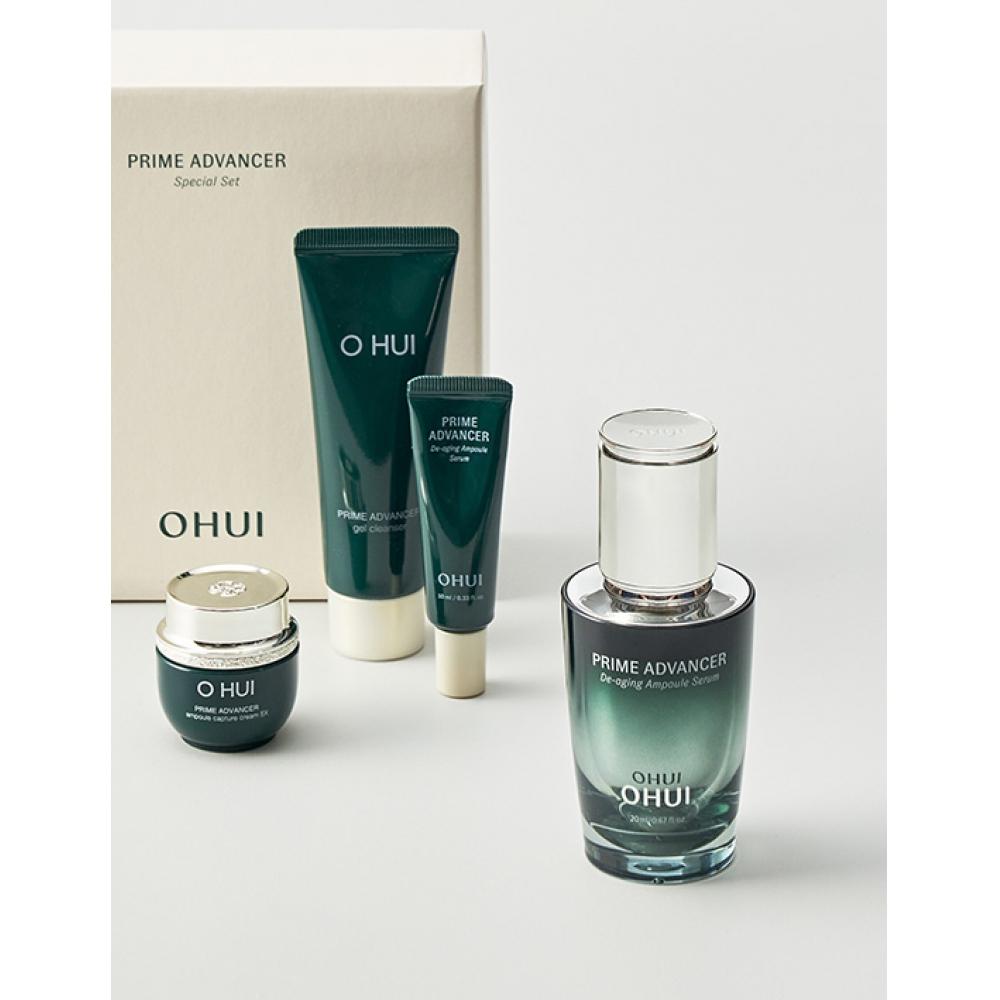

O Hui Prime Advance De Aging ampOule Serum 20 мл Набір + 10 мл сироватки + 7 мл крему + 40 мл очищувальний гель
