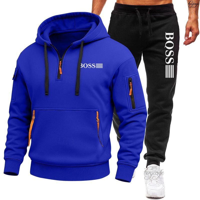 

Мужской комплект худи Худи на молнии Многокарманное худи Куртка для активного отдыха и досуга M