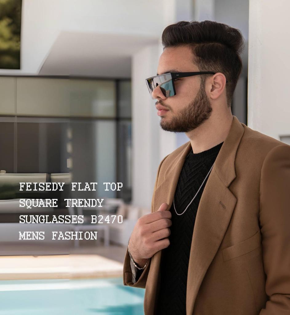 FEISEDY Polarized UV for B2470 Women's Sunglasses, Protection, Fashionable, Lightweight, Sports,