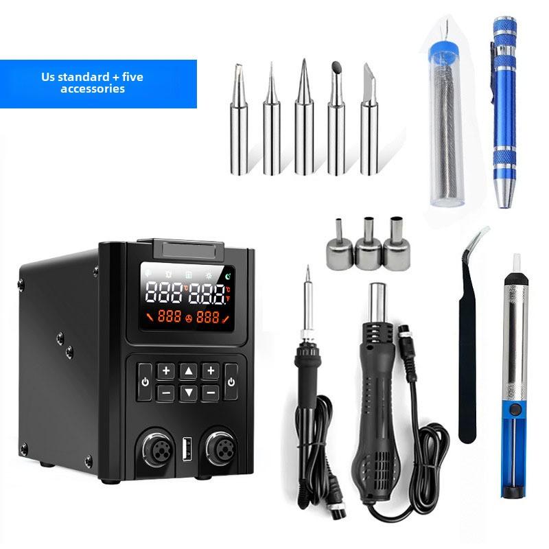 8586 2-in-1 Air Rework Station with Soldering Iron for Electronics Repair