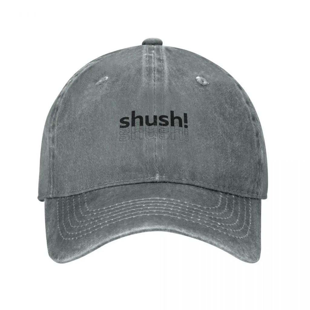 Shhh Shush Baseball Cap Golf Hat foam party Hat sailor cap for Unisex Dropshipping Caps Unisex Womens