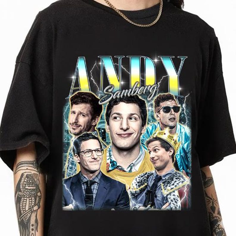 

Andy Samberg Unisex T-Shirt, Andy Samberg Bootleg T-Shirt, Retro Andy Samberg Tee S