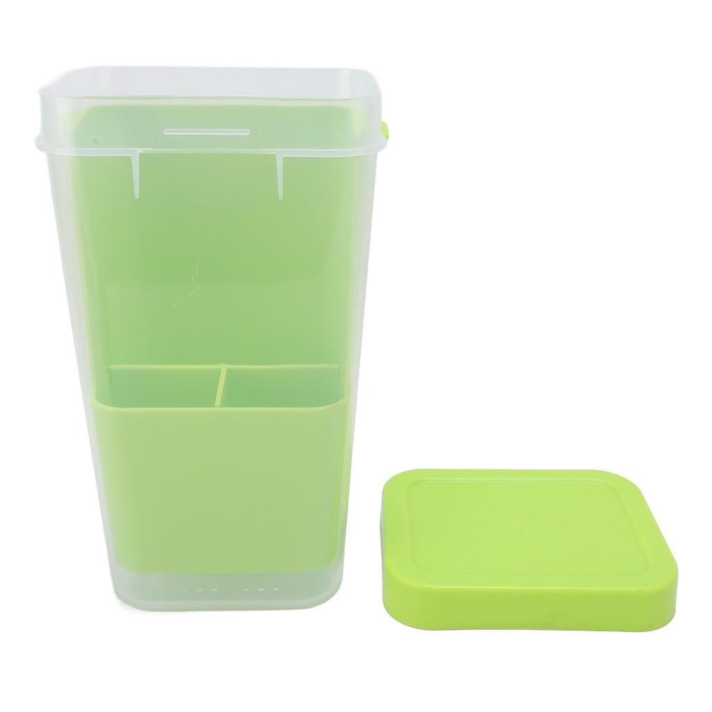 Cilantro Storage Container Plastic Transparent Reusable Easy To Clean Multipurpose Asparagus Container for Refrigerator Kitchen