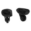 1 Pair Luggage Suitcase Wheels Replacement for 47R Universal Silent Trunk Luggage Wheels Spare Part Black